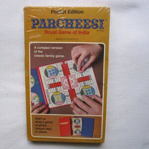 1980 Parcheesi Pocket Edition - Travel sized board game - New / Factory Sealed
